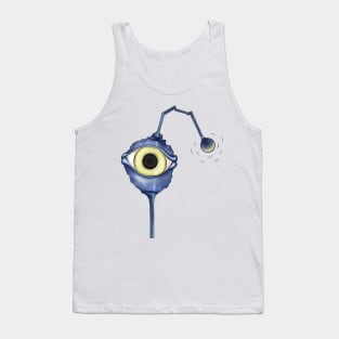 Cartoon robot eye Tank Top